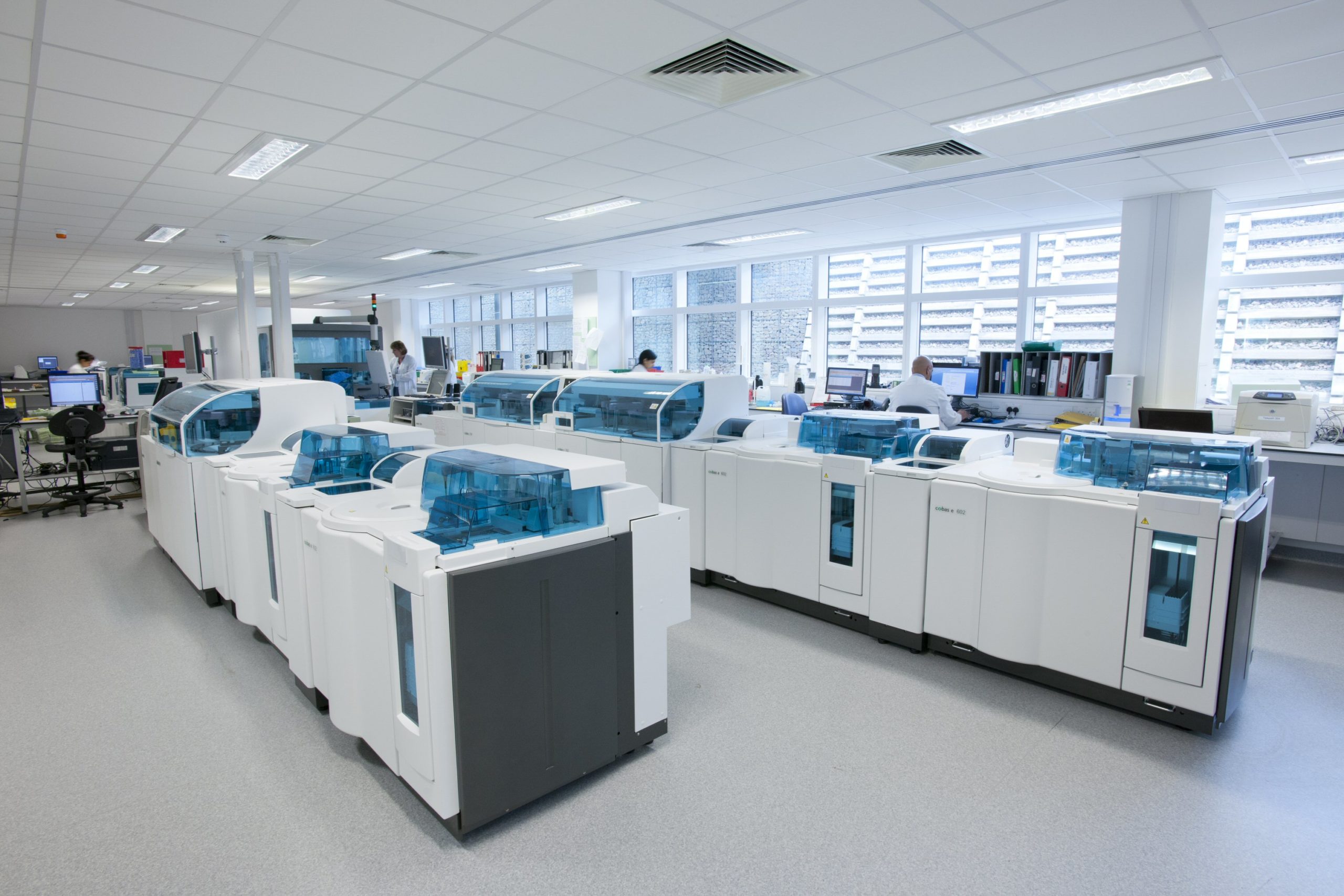 The inside of a laboratory Homediq works with.