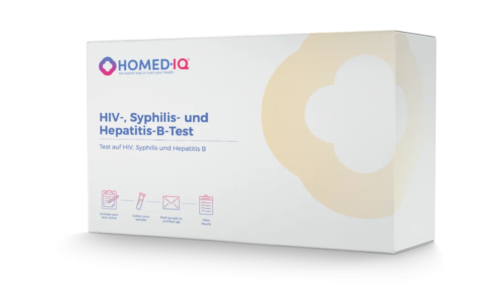 HIV-, Syphilis- und Hepatitis-B-Test - Homed-IQ