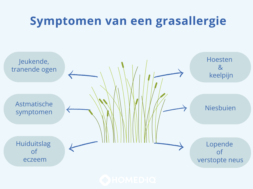 Symptomen van een grasallergie